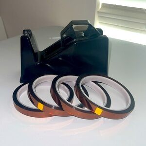 Heat Transfer Tape Dispenser w/ 4 Rolls of Tape